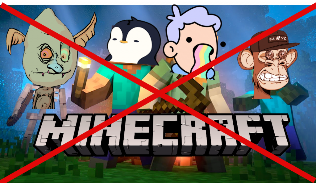 Minecraft NFT ban saga