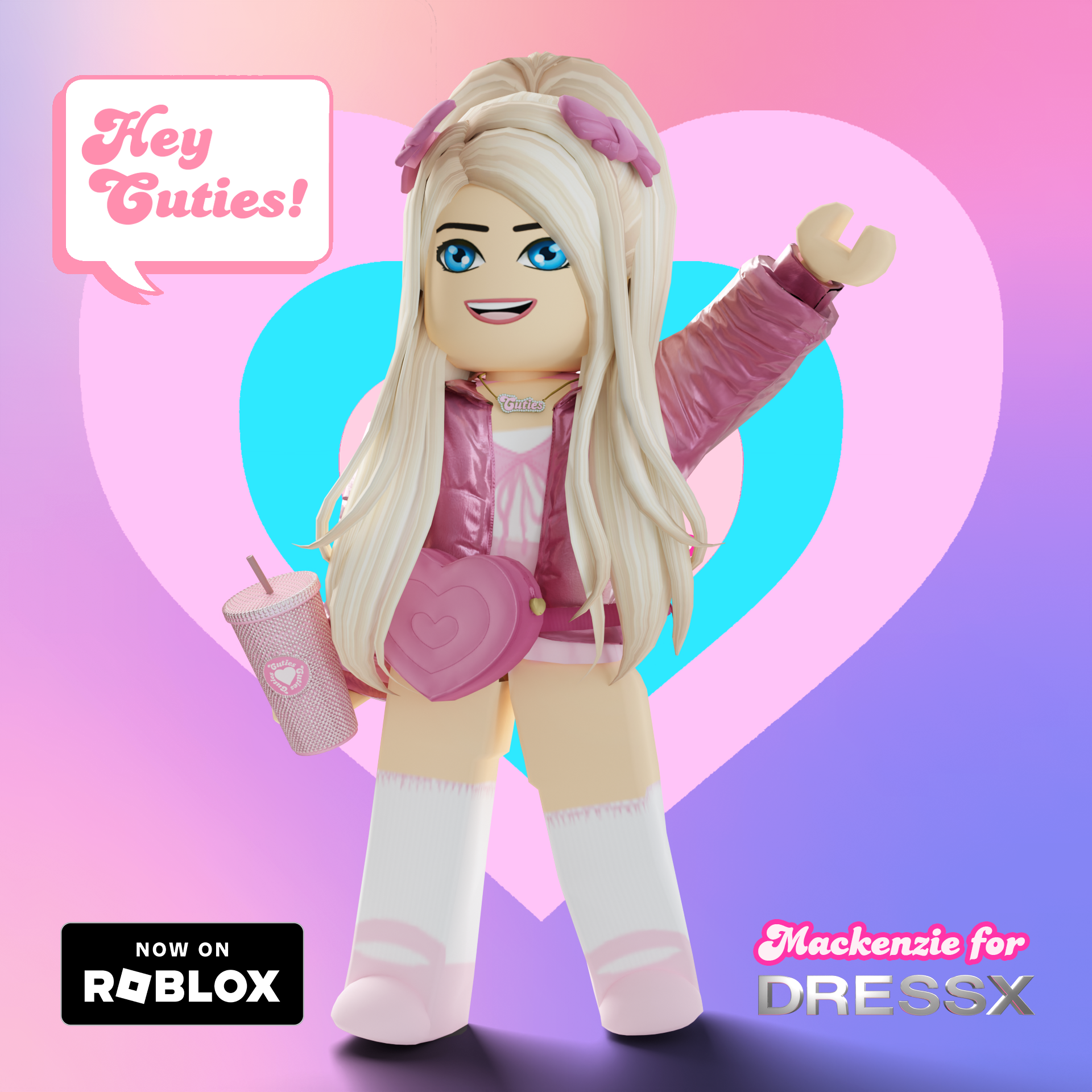 Mackenzie Turner Roblox 'Hey Cuties' avatar
