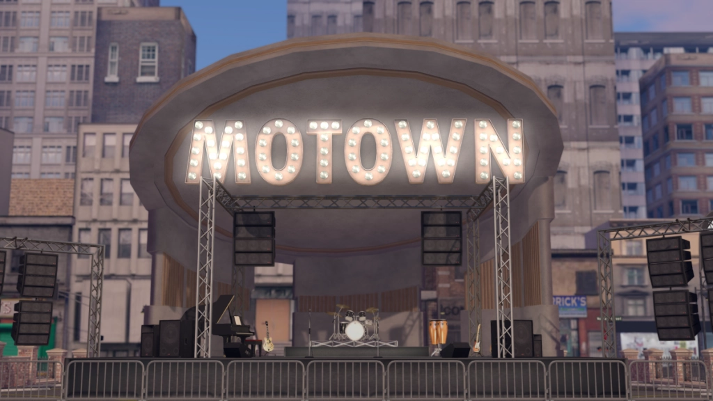 Motown Records place in Second Life metaverse