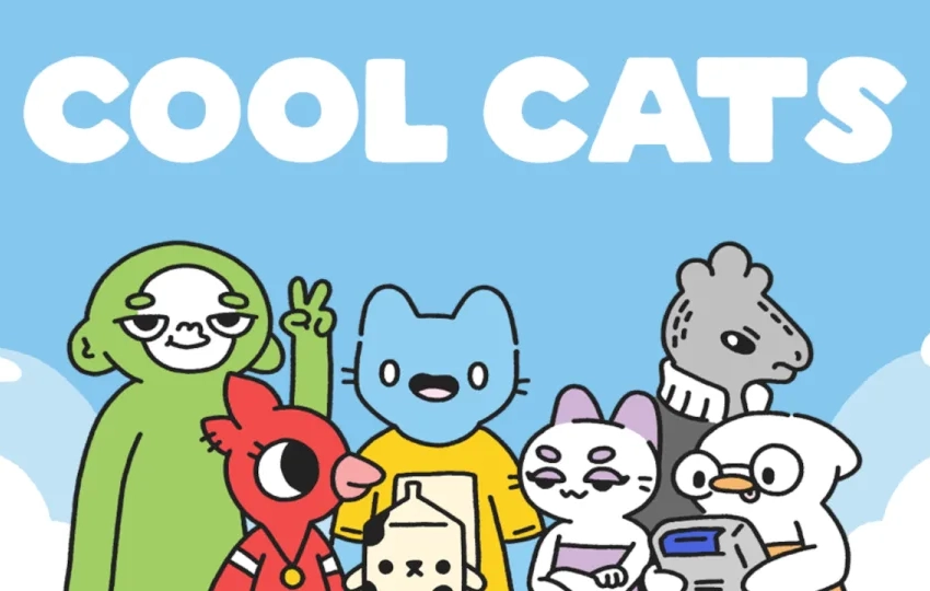 Cool Cats written with Characters shown