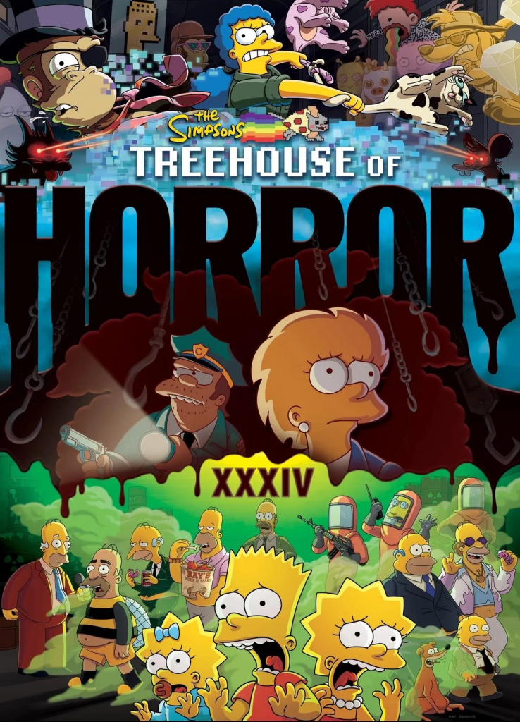 The Simpsons Tree House of Horror XXXIV Poster