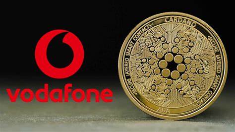 Vodafone & Cardano logos