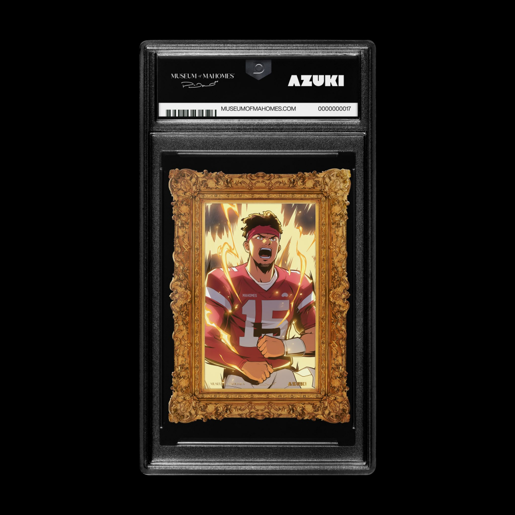 Museum of Mahomes's Azuki-Themed physical card