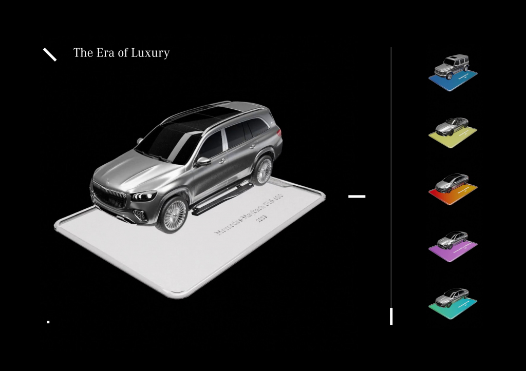 Mercedes's “The Luxury Era” NFTs